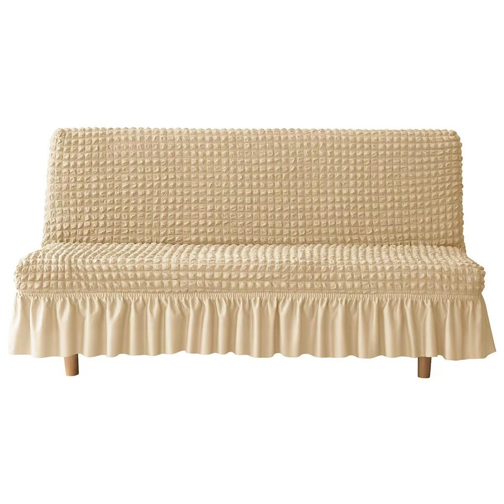 Sofa Cover All-Inclusive Slipcover for Armless Folding Lazy Sofa Bed, Fits Any Sofa Perfectly Universal Style Thick and Spandex