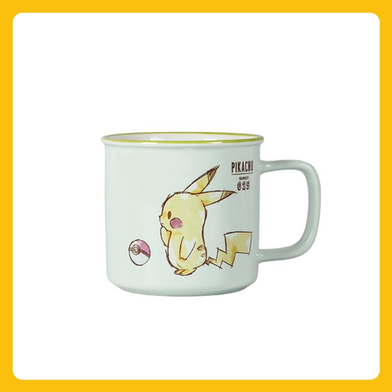 SHUNXIANG Керамическая кружка Pokémon Пикачу Кружки для завтрака и молока Офисная кофейная или чайная кружка Мультяшная тематика Аниме Фарфоровые стаканы для воды Подарок