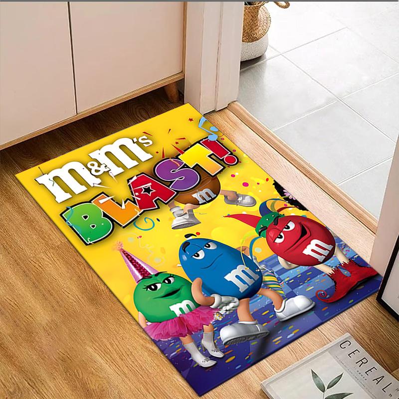 1PC M Chocolate chips Carpet Floor mat, Anti-slip mat Chair rug For livingroom,Bedroom, doormat home decor Gift Christmas Gifts