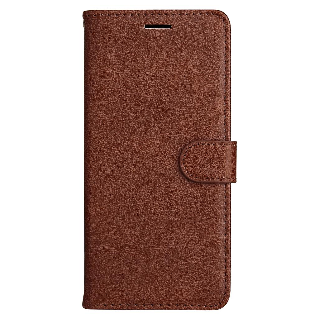 For Xiaomi 14T Case Solid Color Leather Mobile Cover Wallet Stand with Strap