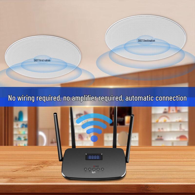 SAST Беспроводная Bluetooth Встраиваемая Потолочная Акустическая Система CN вилка (адаптер в комплекте) (Китайская версия)