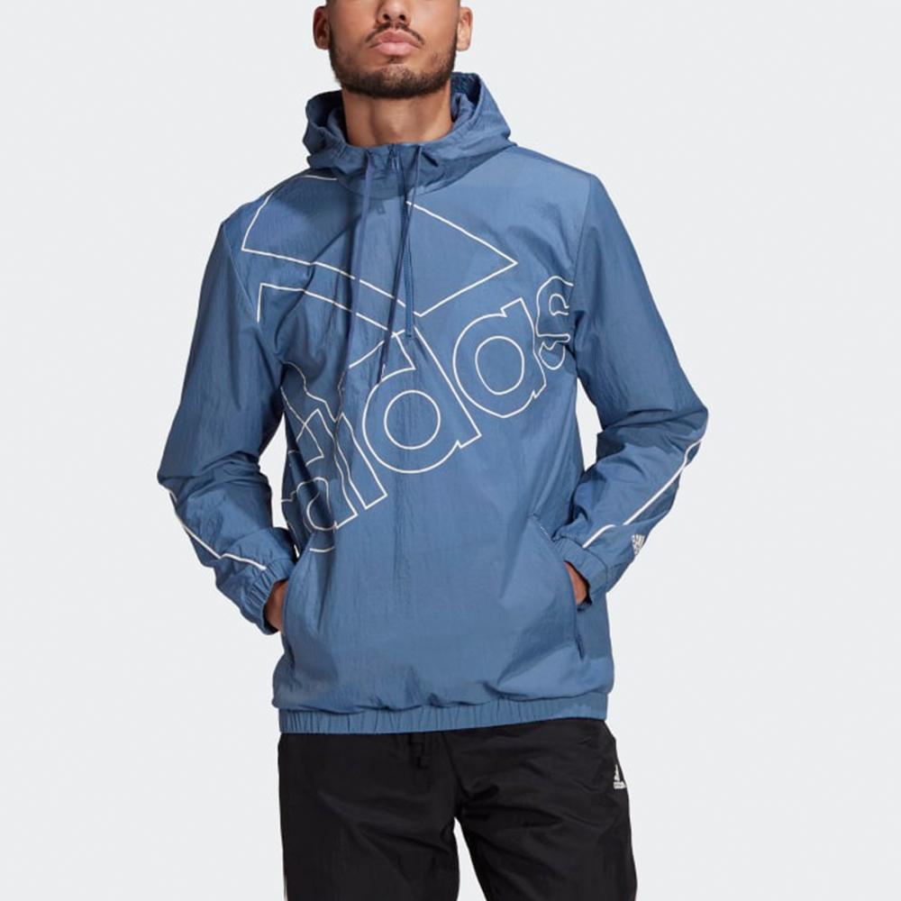 adidas M Favs Q1 толстовка с капюшоном на половину молнии, спортивная куртка, мужская верхняя одежда, темно-синий GK9443