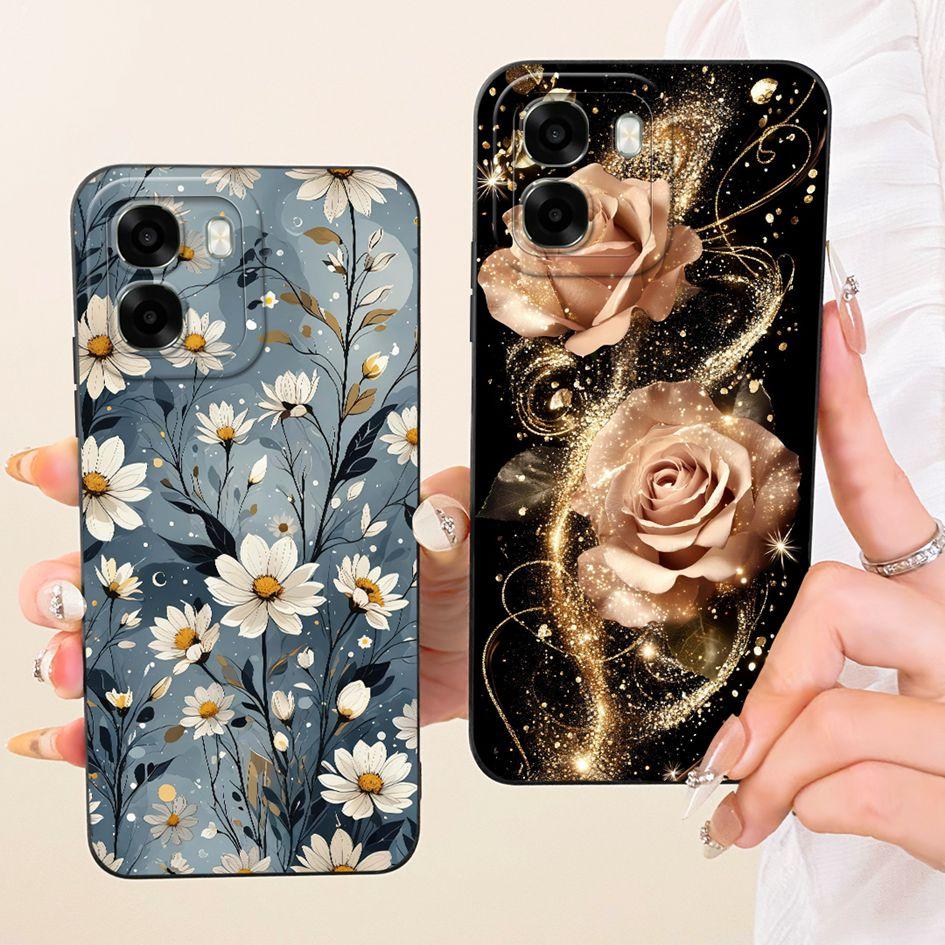 Чехол для OPPO A6x CPH2783 Модный закат Расписной Мягкий Жидкий Силикон Чехол для Телефона Для OPPO A6t Pro OPPOA6t 4G CPH2853 Задние Чехлы