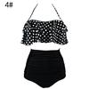 Women Floral High Waisted Bikini Set Stylish Swimwear Padded Plus Size Bathing Suit