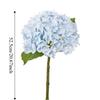 Hydrangea Macrophylla Artificial Hydrangea Flower Green Leaf Real Touch Simulation Colorful Hydrangea Handmade Luxury