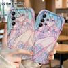 Phone case: 2D flat, suitable for Samsung Galaxy A34 A35 M05 M06 S20 S22 S21 FE Plus 5G protective case, sweet girl style, perfect Christmas and Hallo