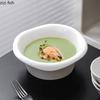 Керамическая миска с неровными краями, однотонная, суповая миска, салатница, миски для закусок и фруктов, миски для лапши, специальная ресторанная посуда
