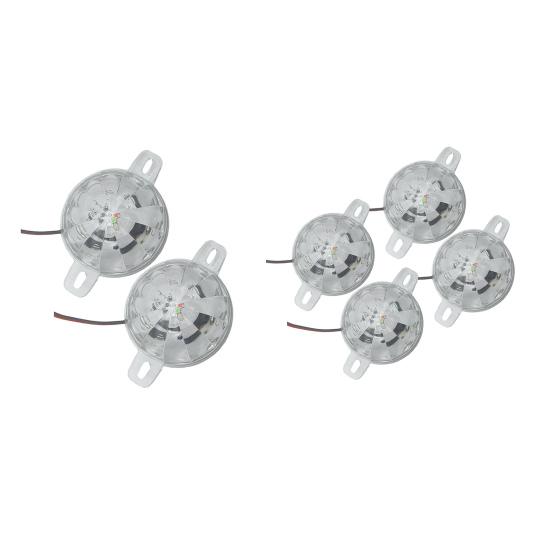 LED Chassis Lights 9-36V Waterproof Watermelon Lights Multi-Color Motorcycle Underbody Lights Flashing Atmosphere Warning Lights for Cars Trucks ATVs