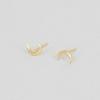 JUDY AND PAUL [14K GOLD] Dreaming Small Moon Yellow Gold Earrings