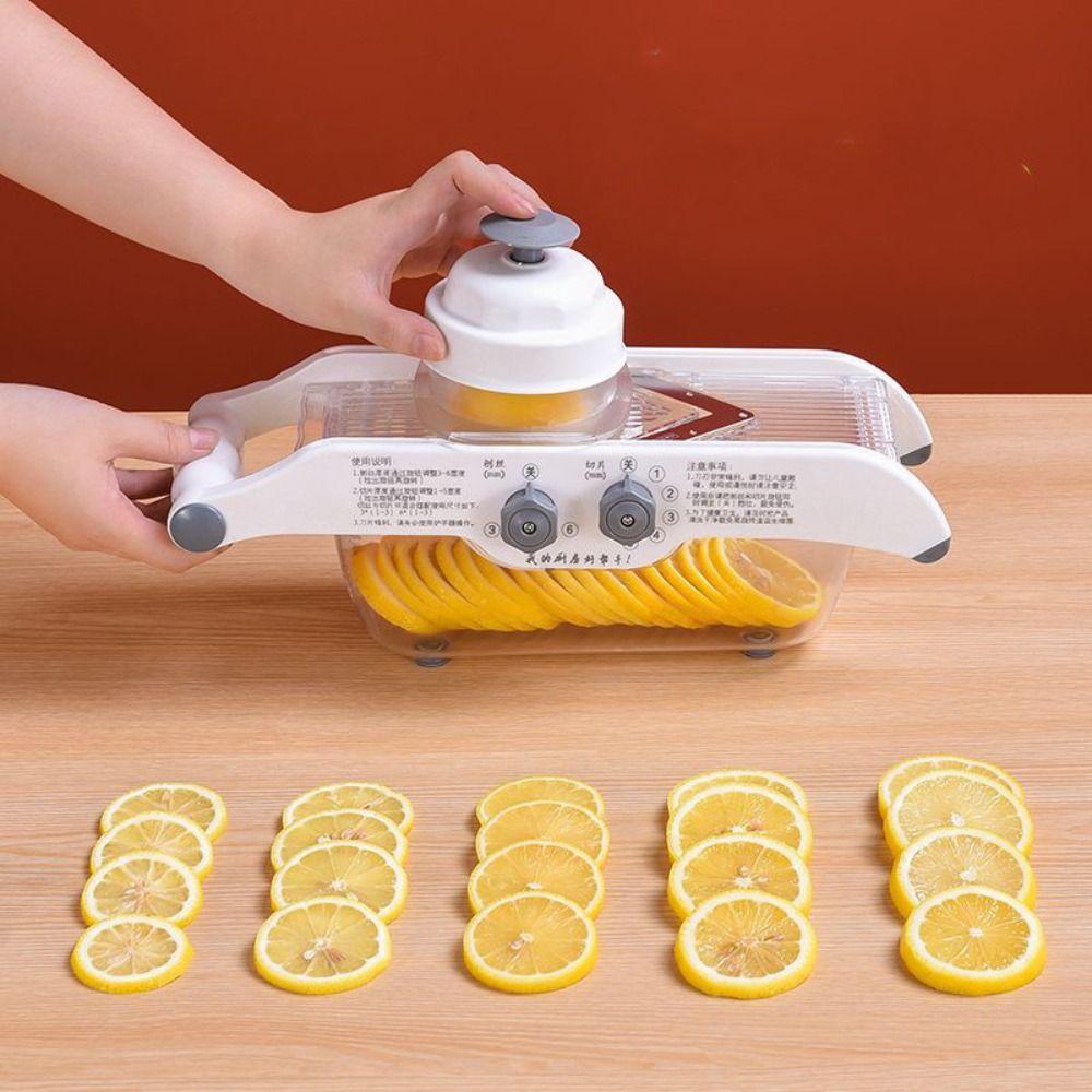 High Efficiency Lemon Grater Adjustable Carrot Cutter Slicing Machine Lemon Slicer Milk Tea Shop