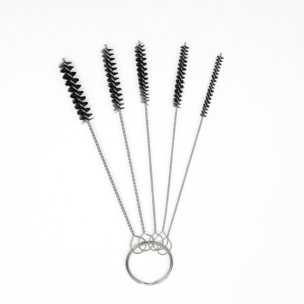 Набор из 15 щеток для чистки карбюратора с очистителями форсунок распылителя - иглы из нержавеющей стали и нейлоновые щетки