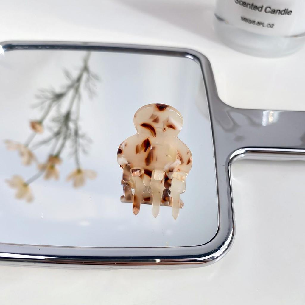 Корейская мини-заколка-краб с дофамином: Милые аксессуары для волос для женщин и детей