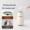 Shixi 316L Нержавеющая сталь Изолированный Детский Поильник с Соломинкой
