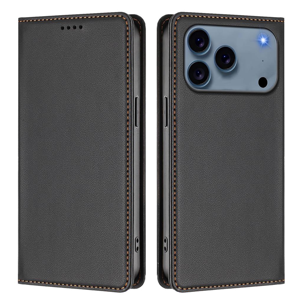 Flip Leather Magnetic Wallet Phone Case with Stand Card Holder for iPhone 17 16 All Models / SE4 SE