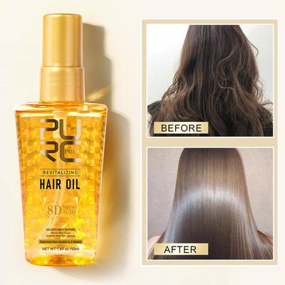 Марокканское аргановое масло Сыворотка для волос Разглаживающее Питательное Масло для волос Блеск Мягкость Восстановление Поврежденных Вьющихся Сухих волос Лечение Средства для ухода за волосами