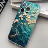 Масляная живопись цветов Прозрачный чехол для телефона для iPhone 17 16 15 11 12 13 14 Pro Max Mini Мягкий ТПУ Силикон Плюс