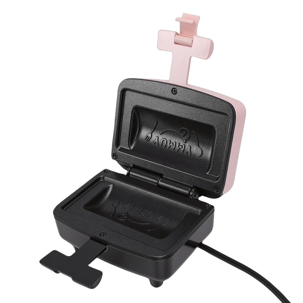 Electric Sandwich Maker Two Sided Heating Mini Sandwich Press Breakfast Machine with Non Stick Plate US Plug 110V