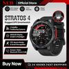 Умные часы Stratos 4 GPS с 1,43-дюймовым AMOLED-дисплеем, встроенным компасом, барометрическим альтиметром, фонариком, функцией голосового вызова