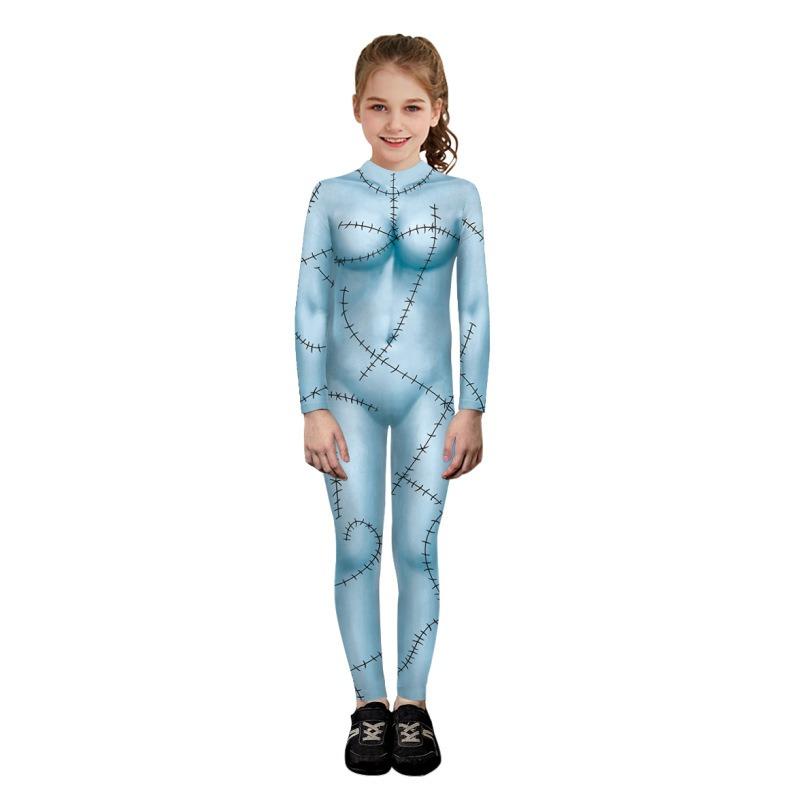 European and American children's avatar performance cosplay clothing cos characters digital printing tight onesie