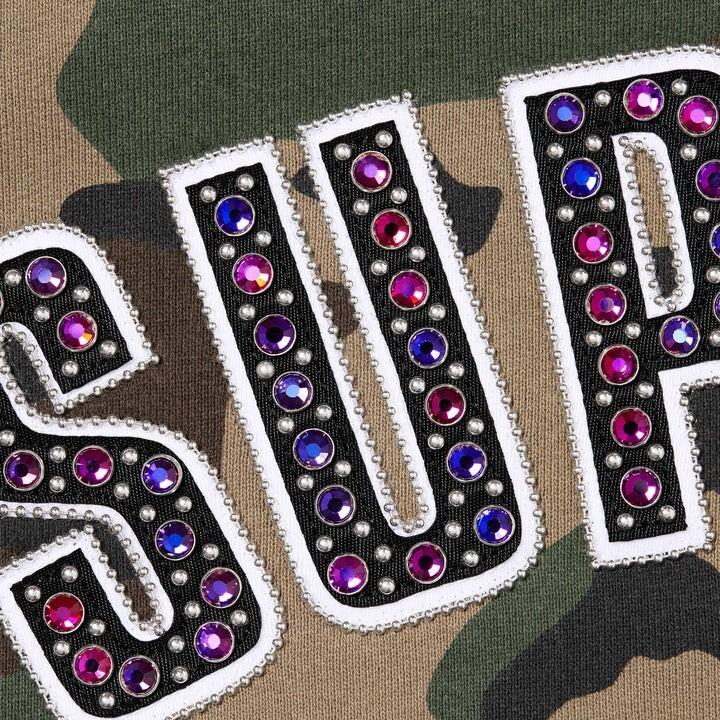 Supreme ББ. Толстовка с капюшоном на молнии Simon Камуфляж Лесной