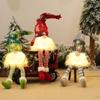 LED Christmas Gnome Faceless Doll Night Light Merry Christmas Decorations For Home Holiday Ornament Xmas Gift Navidad New Year