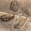 Auto Draining Soap Tray For Shower And Utility Room Quick Drying Feature PET Soap Storage Box Bathroom Oganizers