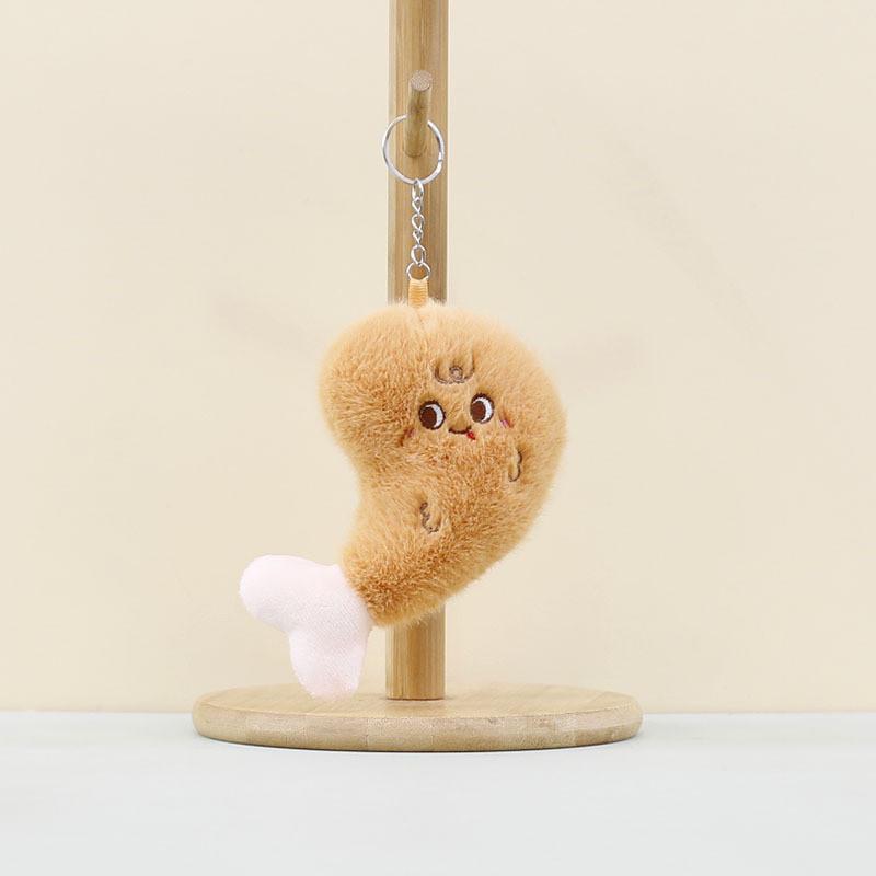 Плюшевый Гамбургер Забавный Брелок Милая Мягкая Игрушка в Виде Еды Идеально Для Домашнего Декора