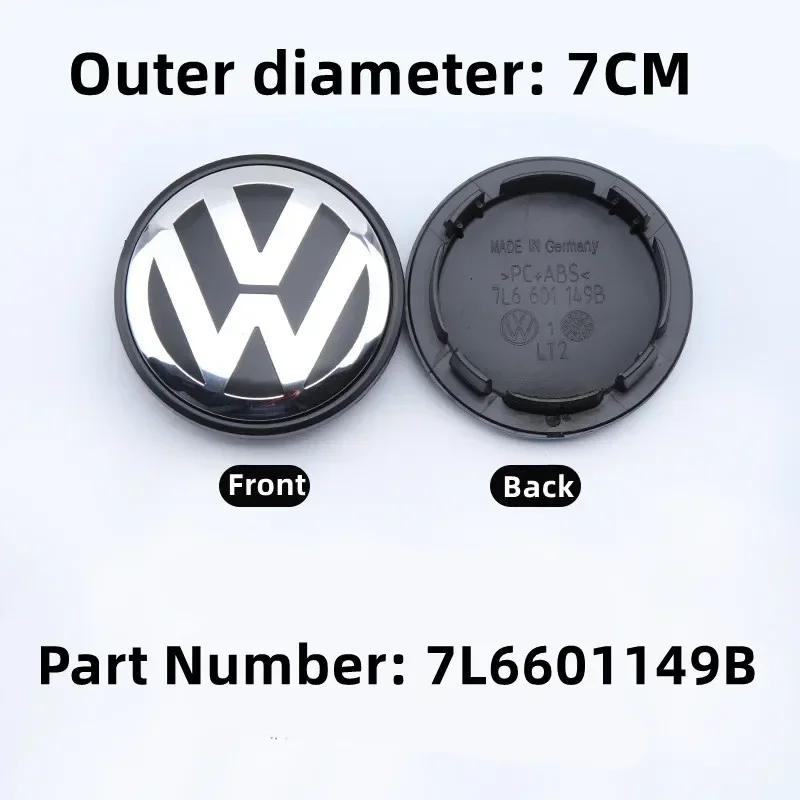 Новые 2026 4 шт. Volkswagen 56 мм 60 мм 65 мм 70 мм 76 мм Центральные колпачки ступиц колес автомобиля Значки Для VW Jetta MK5 Golf Passat Tiguan CC EK1