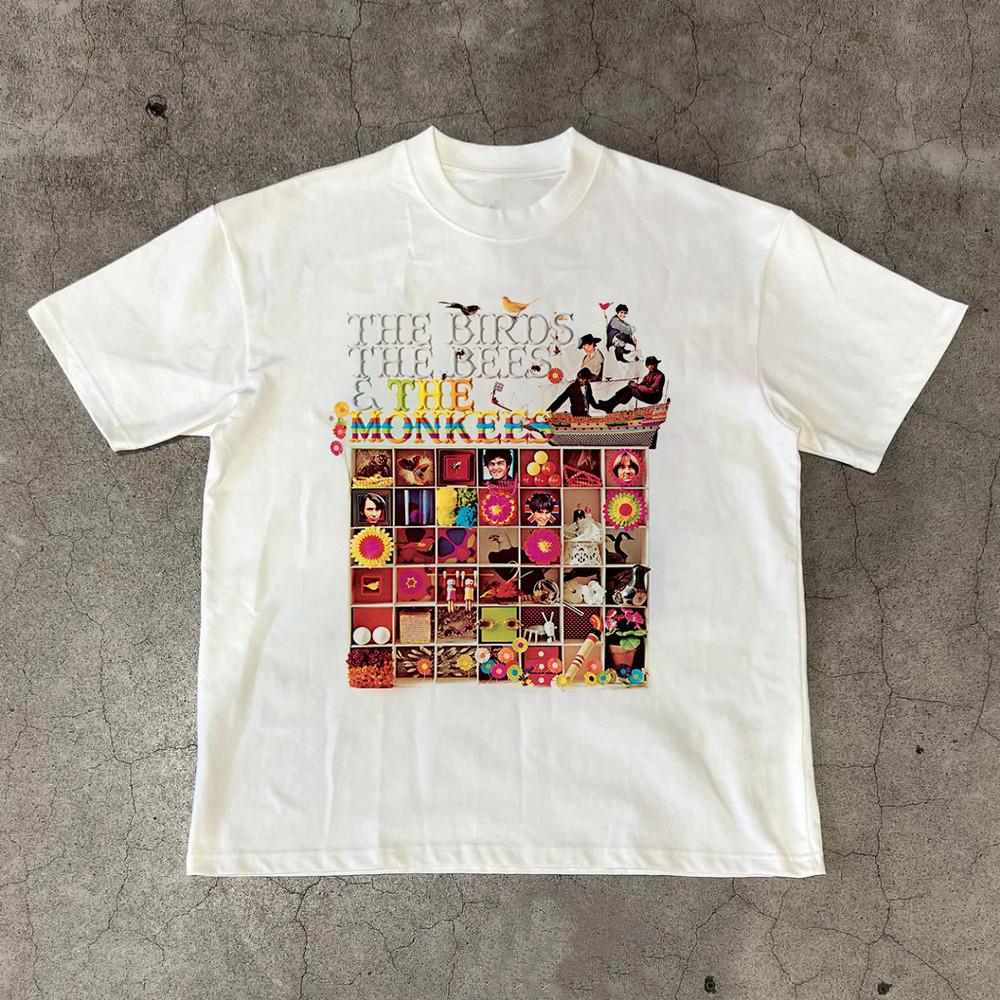 Vintage The Monkees The Birds The Bees T-shirt Size S to 5XL Unisex T-Shirt