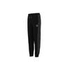 Embroidered Taped Joggers with Elastic Ankles Men Bottoms Black 534407-01