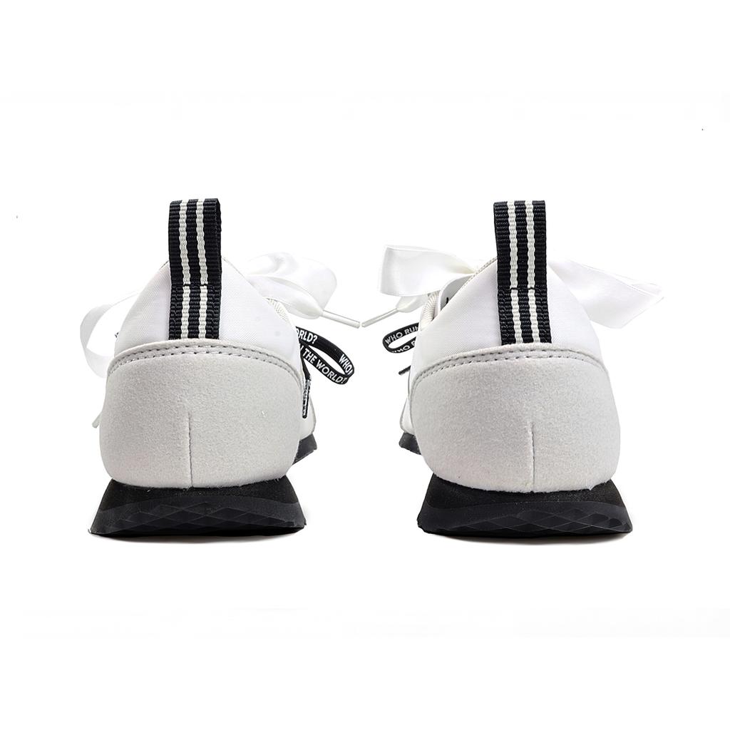 Adidas VS JOG 2.0 Vintage Polka Dot MONE Made Low top German Army Trainers Unisex Black White JR4653(Team177-)