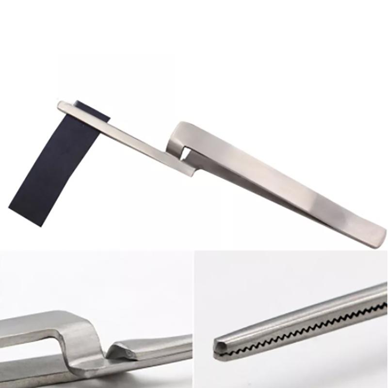 Стоматологический окклюзионный пинцет прямой прикус держатель артикуляционной бумаги зазубренные плоскогубцы щипцы инструмент нержавеющая сталь