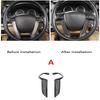 2 шт. Накладка на рулевое колесо под карбон для Honda Accord 2008-12