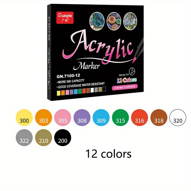 Набор маркеров 12-100 цветов с тонким и острым наконечником - профессиональные художественные маркеры для взрослых, идеально подходят для рисования, набросков, раскрашивания и анимации