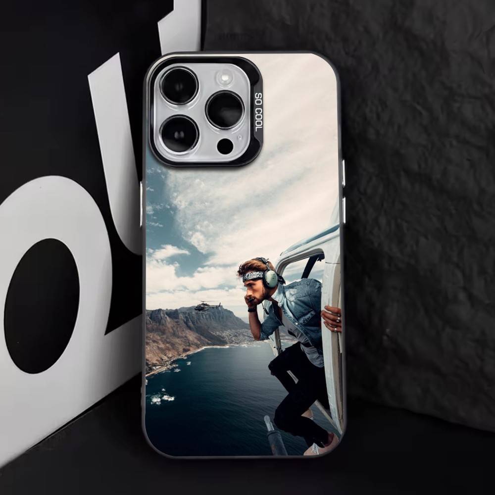 Sam Kolder Чехол для телефона для iPhone 17,16,15,14,13,12,11 Plus,Pro Max,XS,Красочный Серебристо-Черный Чехол