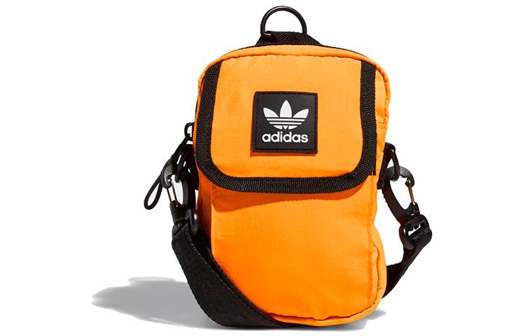 Adidas Originals Nylon Fabric Crossbody Bag Regular Unisex Bright Orange EV7573