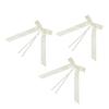 50pcs/pack Ribbon Bows Delicate Wedding Pew End Decoration Bowknots Party Cars Chairs