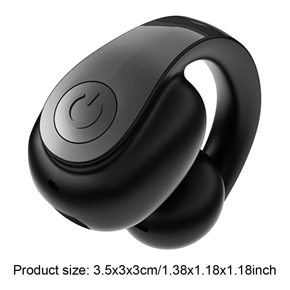 Беспроводные наушники-клипсы на ухо Bluetooth 5.4 с шумоподавлением, Hi-Fi стереогарнитура для бега и занятий спортом