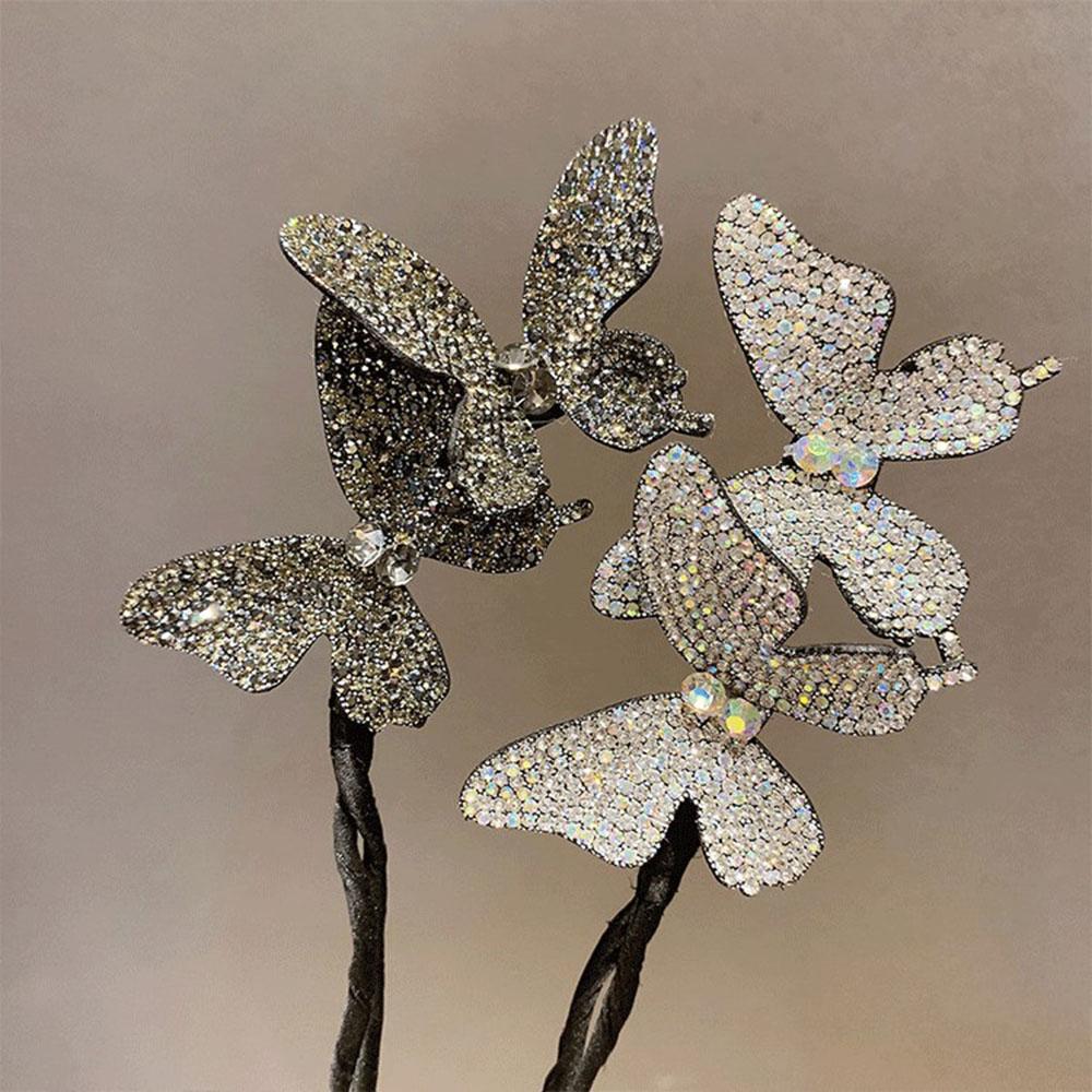 Elegant Butterfly Bun Maker Korean Lazy Hair Curlers Styling Accessories Hairpin Hair Braiding Braider Hairgrip Styling Tools