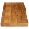 Vidaxl Blat Stołu Z Naturalną Krawędzią, 120X30X2,5 Cm, Drewno Mango