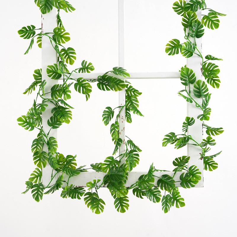 Artificial Monstera Plant Deliciosa Liebm Vines Wall For Indoor Decoration