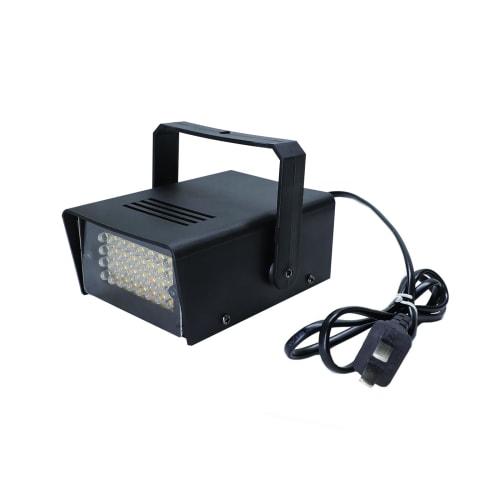 ENUOLI Strobe Light, Stage Light, LED Strobe, Mini Strobe Light, Party Light, Bar Light, Disco Light, Dance Light, 32 LEDs, 100V, Outlet Type, High Br