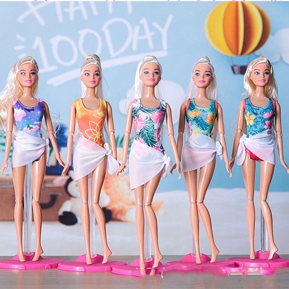 Купальники для кукол в летнем пляжном стиле, повседневная одежда, купальники для купания, игрушки, кукольное бикини 30 см, куклы