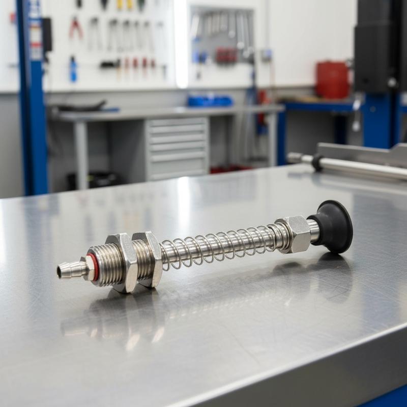 M12 Extend Thread Air Admission Sucker Flexible Buffer Connecting Rod Tool for Robotic Arm Assembly Usage