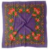 70*70cm Babushka Square Bandana Women Floral Print Russian National Scarf