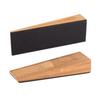 Wood Wooden Door Stopper No punching Wear-Resistant Shock Absorbent Block Wall Floor Furniture Protection Slip-Resistant