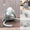 Скульптура-фигурка для ухода за кошкой Художественное украшение для дома Материал: смола Ручная работа Дизайн для гостиной Офиса Полки