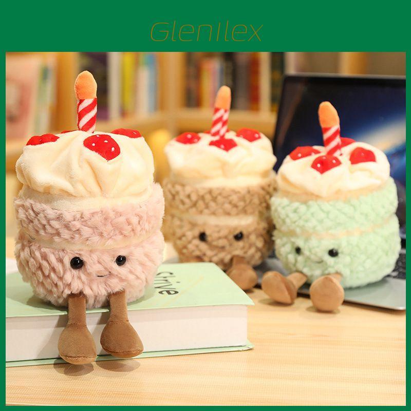 Очаровательная плюшевая игрушка Jellycat в виде торта на день рождения, 28 см