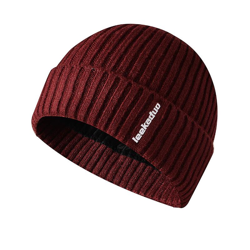 Зимняя вязаная шапка с подкладом. Унисекс