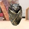 Miniature Bat Secret Trinket Stash Box Resin Gothic Style Jewelry Box Gothic Bat Box  for Home